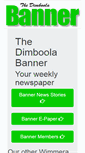Mobile Screenshot of dimboolabanner.com.au