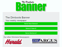Tablet Screenshot of dimboolabanner.com.au